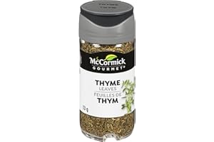 McCormick Gourmet (MCCO3), New Bottle, Premium Quality Natural Herbs & Spices, Thyme Leaves, 13g
