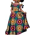 XIAOHUAGUA Kids Girls African Dashiki Dress Printed Vestidos Kids Cute Party Dresses