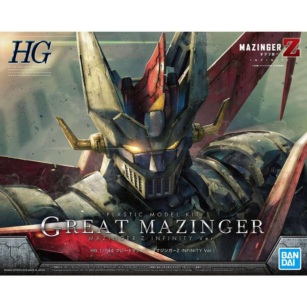 Bandai Model Kit Mazinger Z Great Mazinger (Mazinger Z Infinity Ver.), Bandai HG 1/144, multi-coloured, BAS5055323