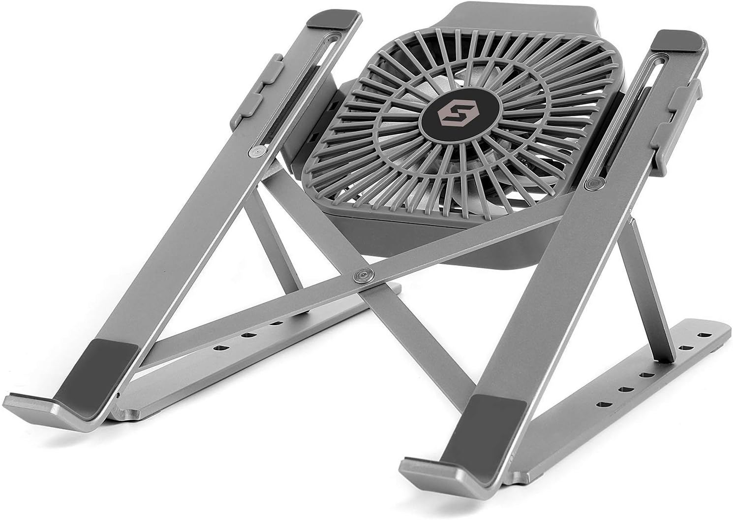 EASPO Adjustable Laptop Stand & Cooling Fan, for MacBook