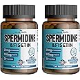 Spermidine & Fisetin Supplement - 20mg of 98% Spermidine 3HCL & 300mg Fisetin for Women Men Cell Renewal, Aging Defense & Longevity, Gluten Free, Non-GMO, Zero Fillers, Made in USA | 60 Veggie Caps