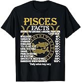 Pisces Facts Zodiac Sign T-Shirt T-Shirt