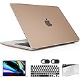 Lepeoac for MacBook Air 15 inch Case 2023 2024 2025 Release M4 A3241 M3 A3114 M2 A2941 with Liquid Retina Display & Touch ID, Hard Shell with Screen Protector & Webcam Cover, Brown Fruit Shell