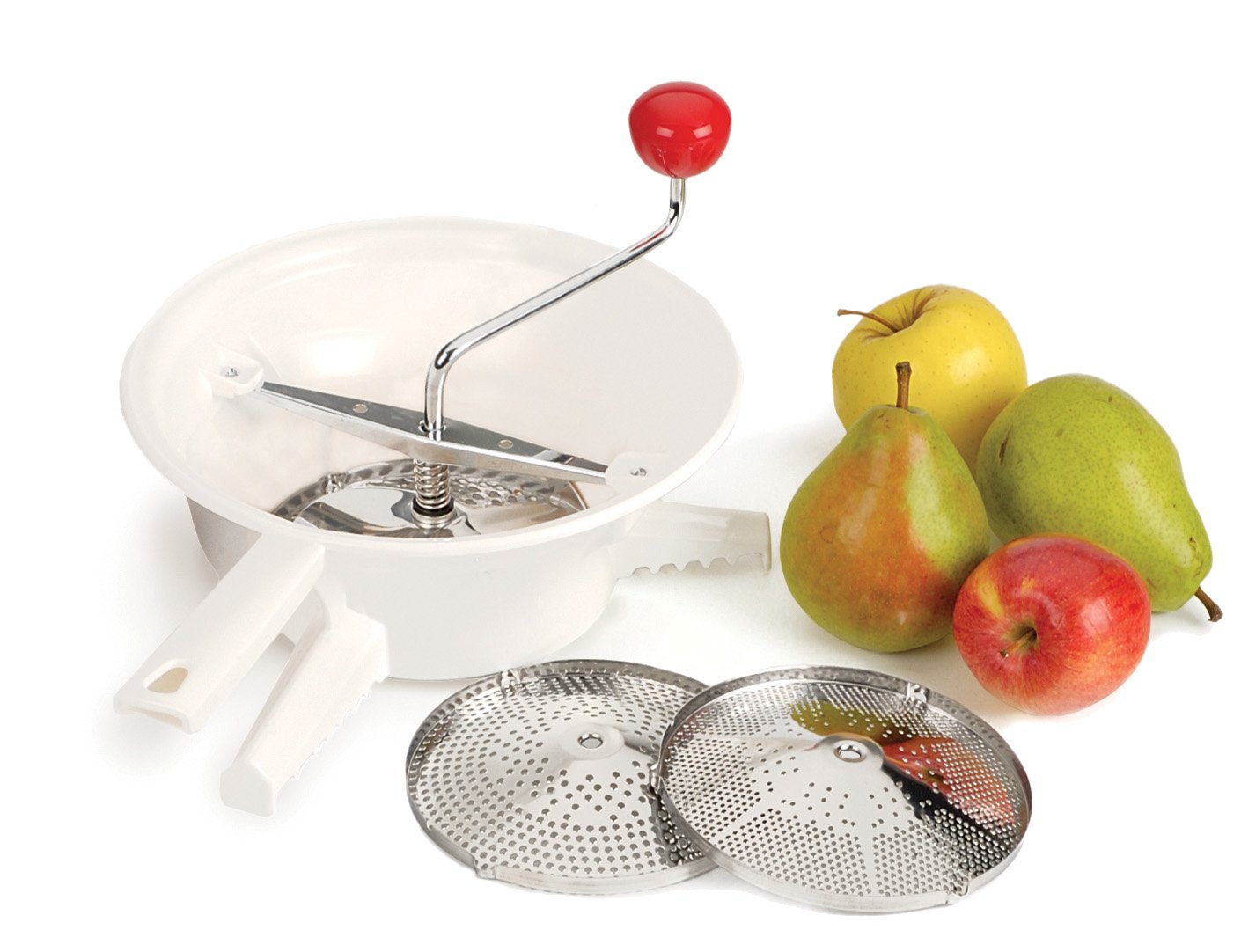 RSVP Classic Rotary Food Mill with Stainless Steel Interchangeable