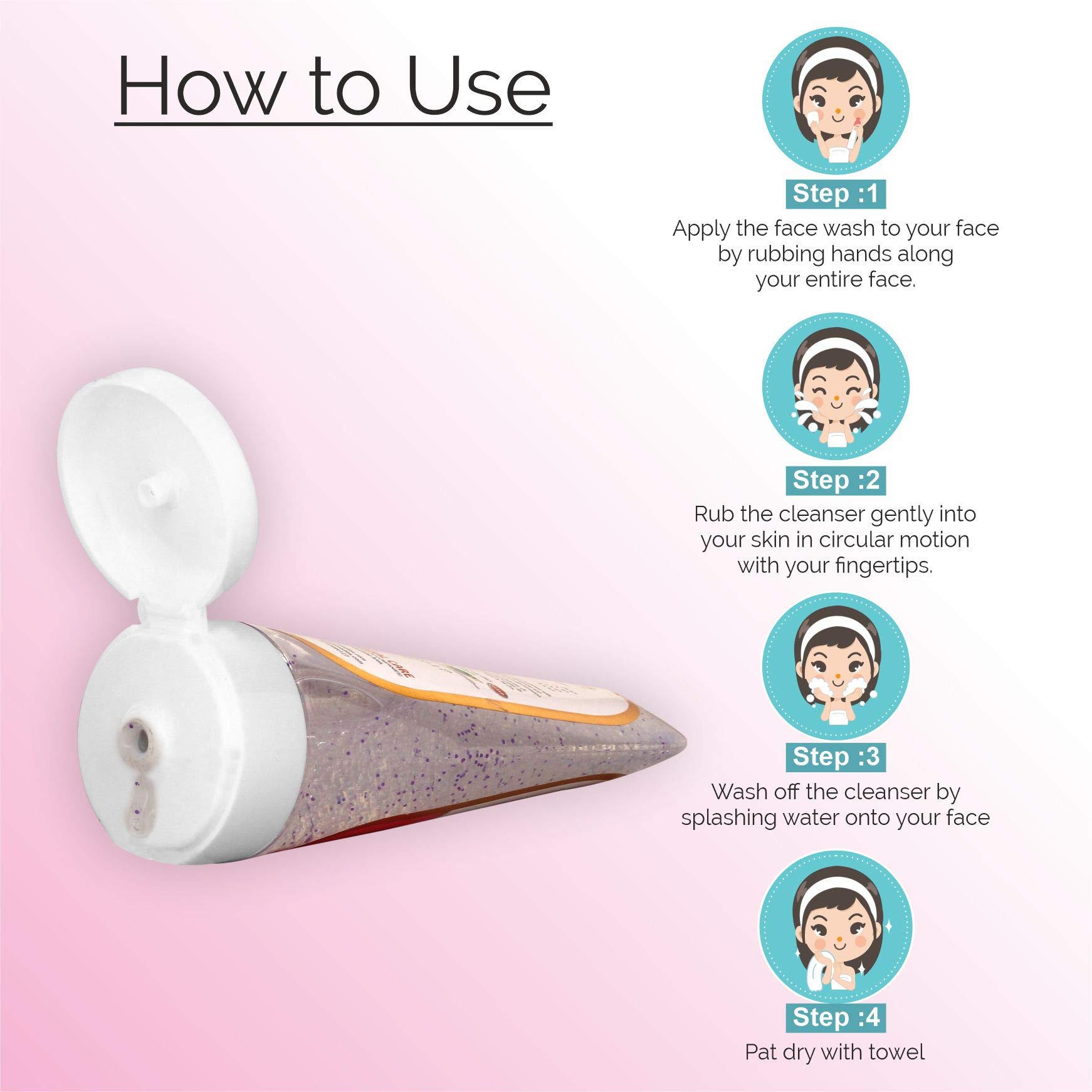 globus naturals pimple clear face wash