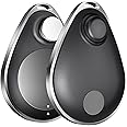 Utag GPS Tracker for Kids Hidden 2 Pack, Bluetooth Tracker Works with Apple Find My (iOS only), Waterproof, Lost Mode, No Monthly Fee, Suitable for Children, Elderly, Pets, Backpack(Black)