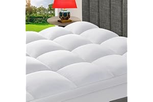 CHOKIT Full Mattress Topper, Extra Thick Pillow Top Mattress Pad for Back Pain Relief, Cooling Bed Topper Mattress Cover with 8-21 Inch Deep Pocket