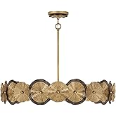 Savoy House 7-6384-5-61 Lincoln Breegan Jane Designed Organic Glam Pendant, 5-Light 300 Total Watts, 7" H x 35" W, Distressed