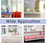 Fuyamp 4Pcs Adjustable Bed Sheet Straps, Max Length 152cm, White view 4