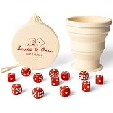 Vango Sixes &amp; Ones - 6-in-1 Travel Dice Game for Kids 8+, Adults &amp; Families | 12 dice + expandable rolling cup, no setup, familiar formats with fast-paced twists, lightweight for bag or coffee table