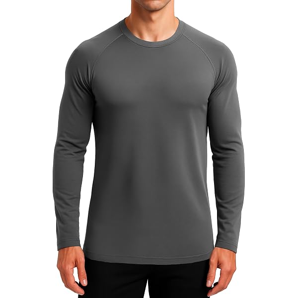 Wrangler Men's Black Long Sleeve Performance Base Layer Tops (2-Pack) - #11240