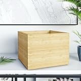 KabelDirekt 2x Bamboo Storage Box S Stackable Eco-Friendly Organizer Home view 8