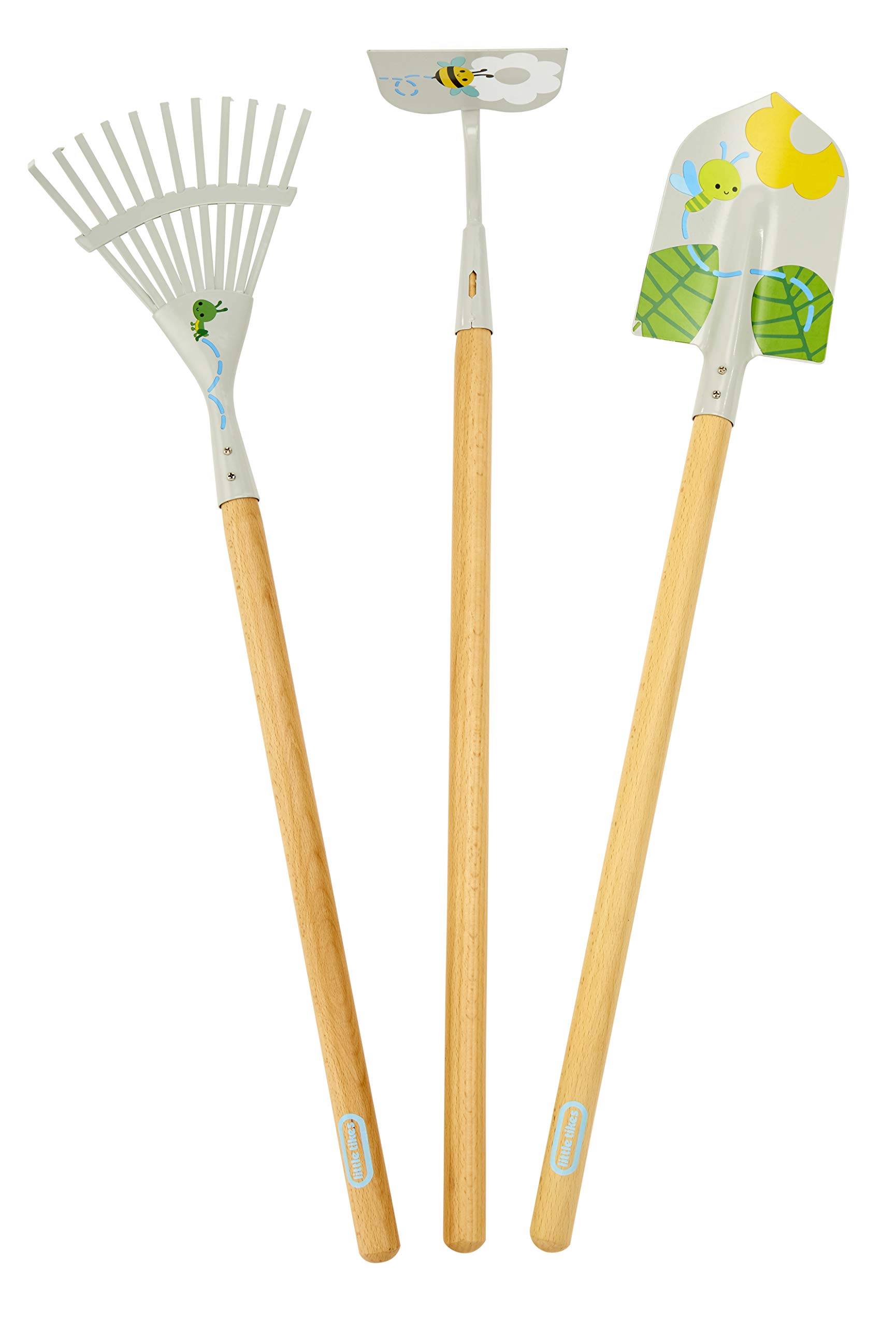 Little Tikes Growing Garden Large Tool Set - Outdoor Fun for Toddlers - Educational & Active Play - Includes Garden Hoe, Rake & More - Ages 3+ Years