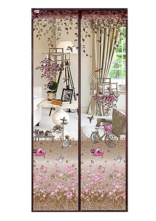 Schöne Sommer Insektenschutz Türvorhang Fliegennetz Türen Fliegengitter mit Magnetvorhang mit starken Magneten Mückennetz Mos