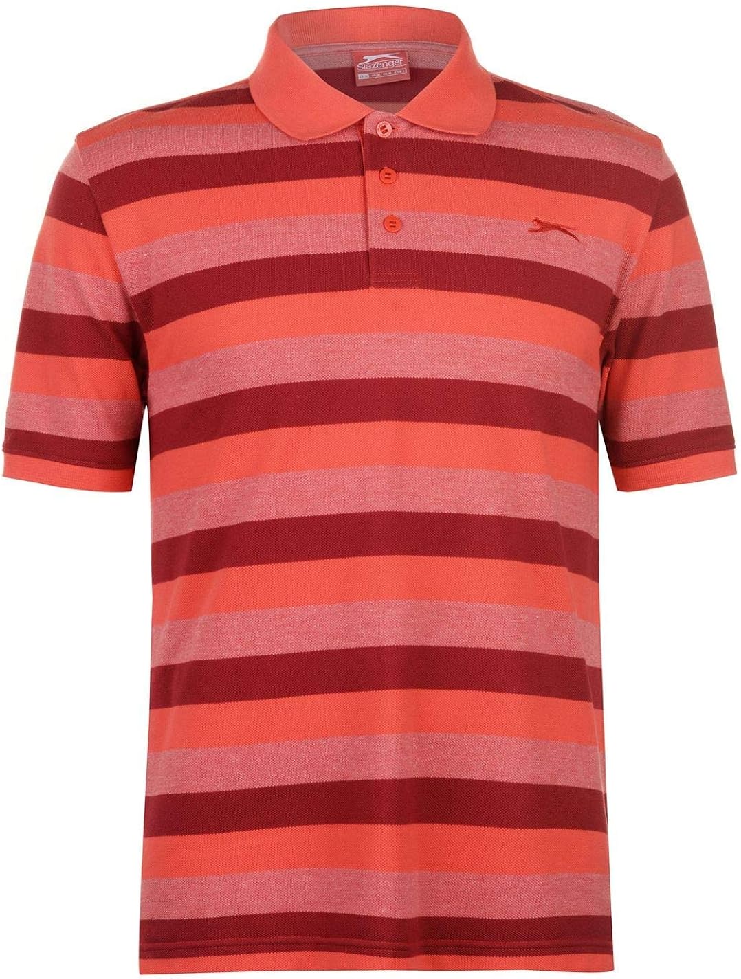 Slazenger Men's Pique Polo Shirt Striped Short Sleeve Amazon.co.uk