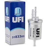 UFI Filters 31.833.00 Direct OEM Replacement | Complete In-Line Fuel Filter Compatible with Audi (A3/TT), Volkswagen (Golf/Jetta), Skoda, and Seat | 24,000 Mile Change Interval