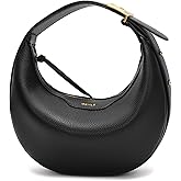 Keyli Crescent Shoulder Bag for Women Trendy Leather Crossbody Hobo Purse Vegan Clutch Handbag Adjustable Strap