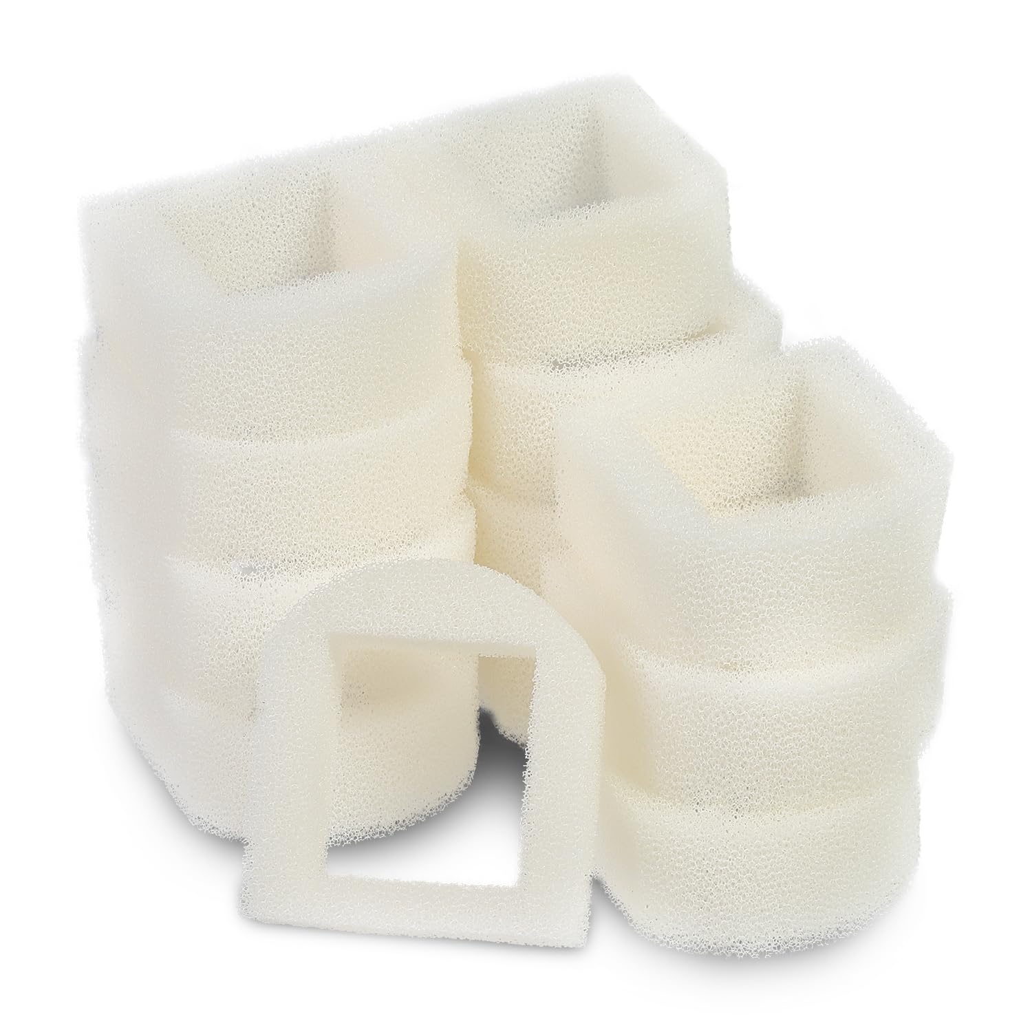 LTWHOME Replacement Foam Filter Compatible with Cat Fountain Drinkwell Stainless Steel 360, Lotus, Avalon, and Pagoda (Pack of 12)