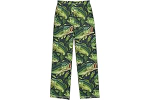 PDYRLEN Pajama Bottoms, Pajamas Long Pant Vintage Mallard Ducks Lounge Wear Casual Elastic Waist Sleep Pants Pjs Sleepwear