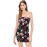 alice + olivia Women's Kelly Square Bust Mini Dress