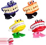 Mienocol 4PCS Chattering Teeth Wind Up Toys Kids Funny Walking Chomping view 1
