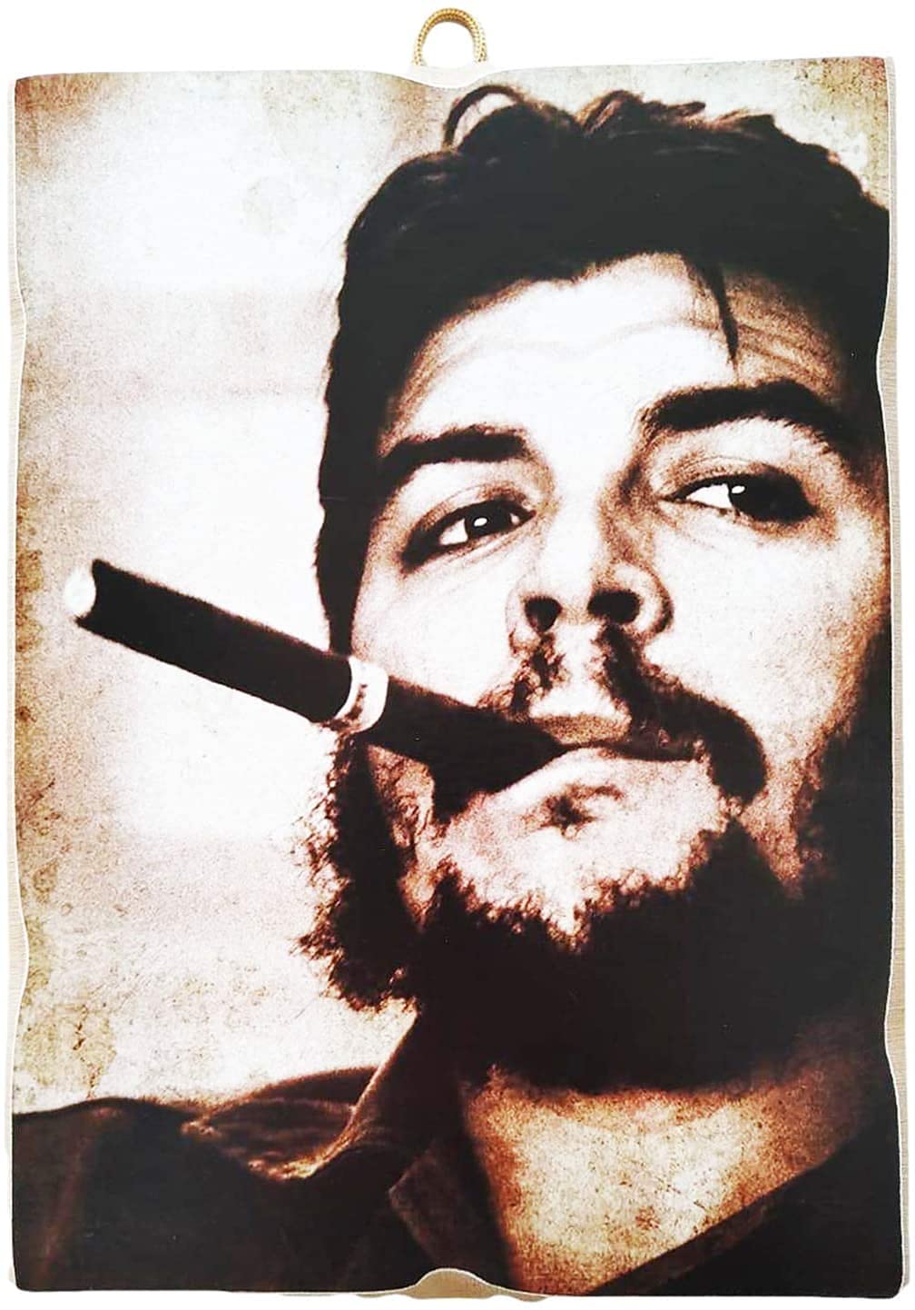 KUSTOM ART Painting Vintage Style Ernesto Che Guevara Collection Print on Wood 40 x 30 cm
