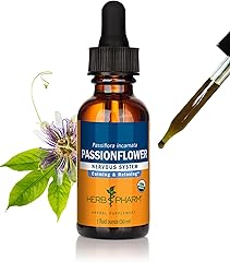 Herb Pharm Certified Organic Passionflower Extract for Mild and Occasional Anxiety - 1 Ounce
