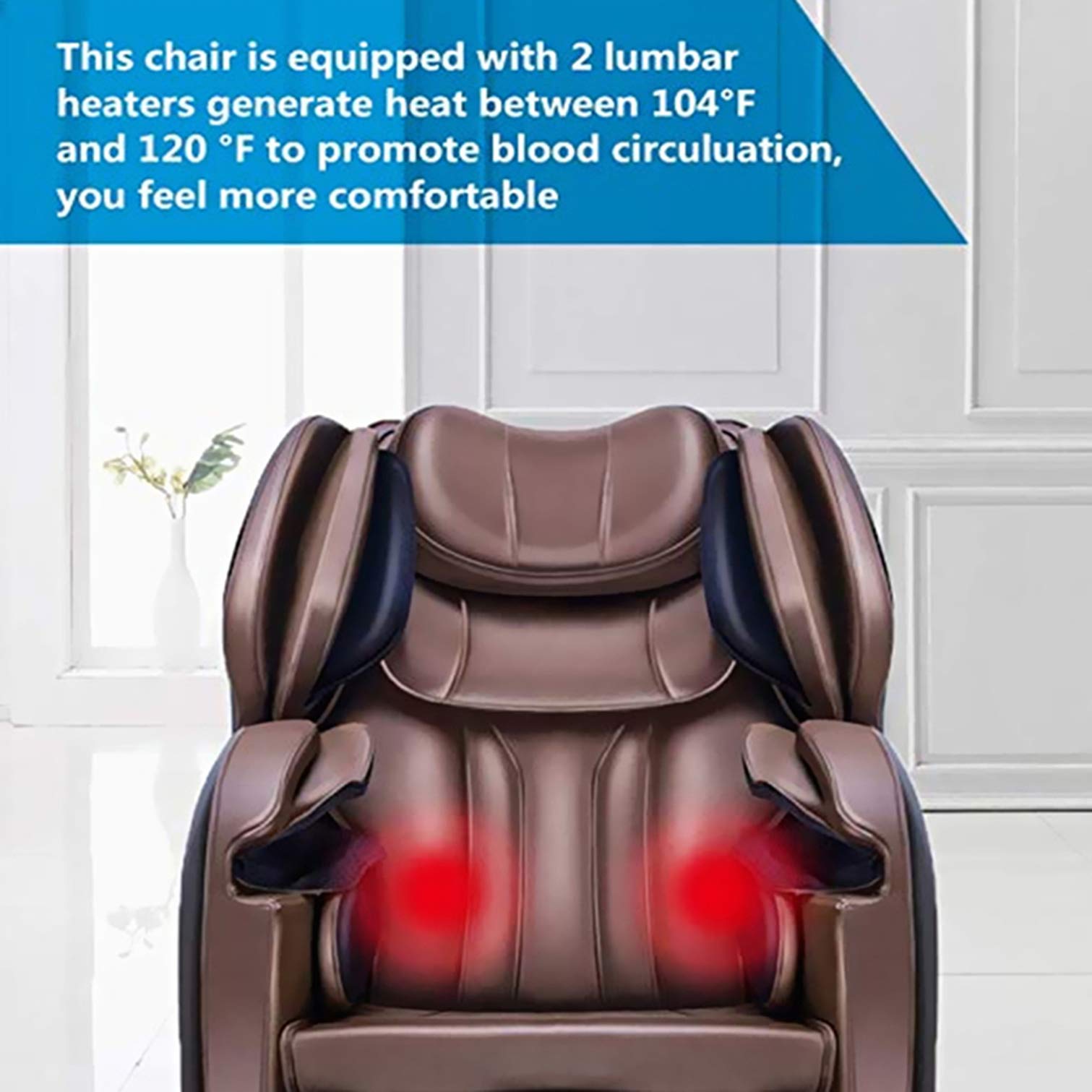 OOTORI STrack Full Body Zero Gravity Shiatsu Massage Chair with Built