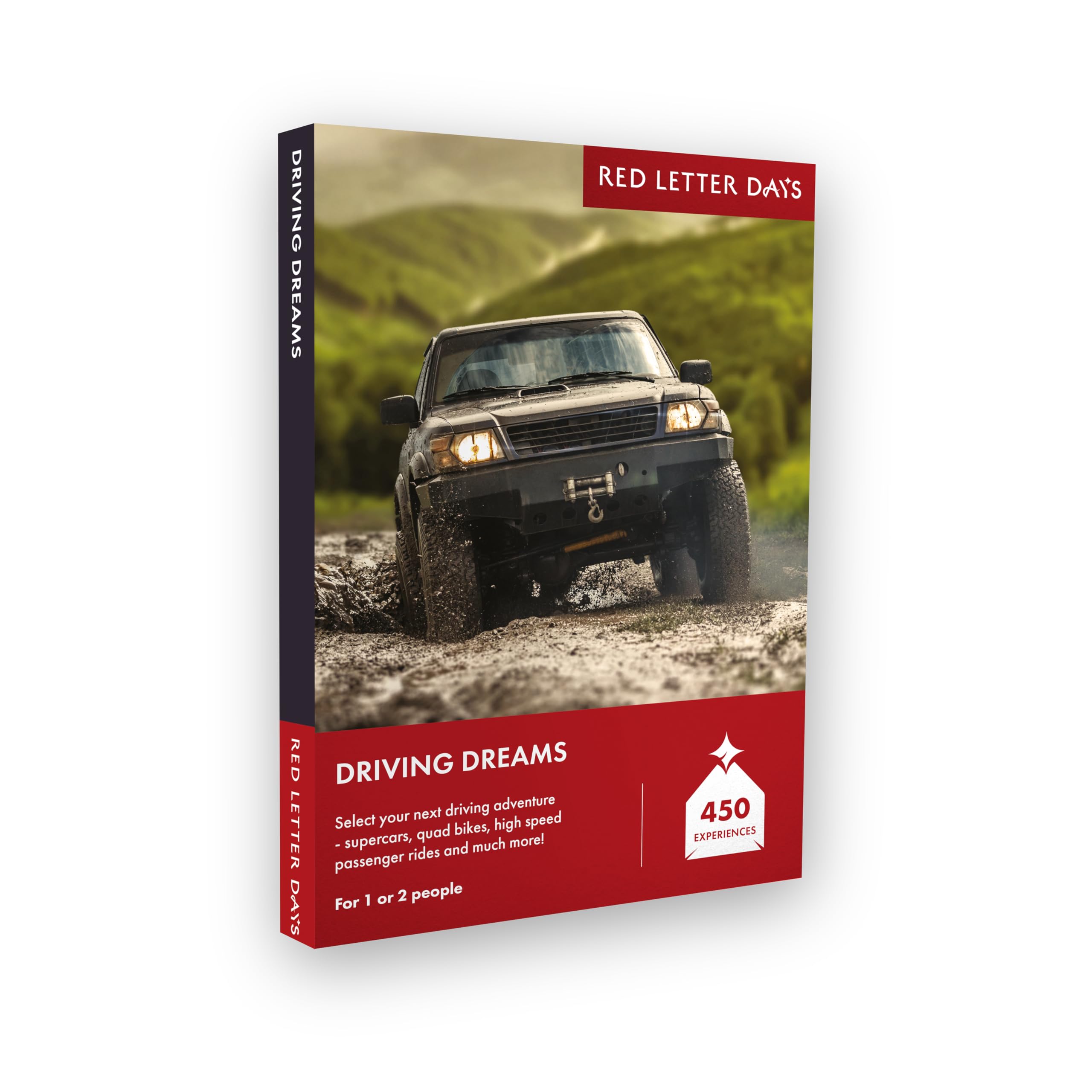 Red Letter Days Driving Dreams Experience Gift Box for 1 – 250 Exhilarating Driving Activities