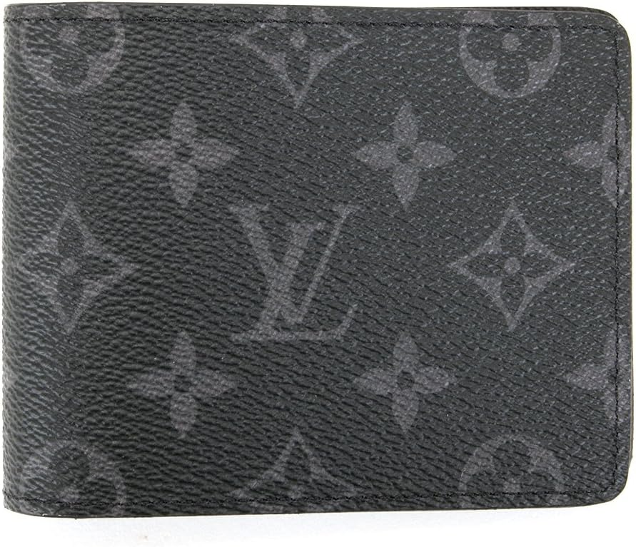 セット品 正規化粧箱付き ルイヴィトン モノグラムエクリプス Louis Vuitton 財布 二つ折り財布 メンズ モノグラム エクリプス ポルトフォイユ ミュルティプル M 並行輸入品 財布 Amazon