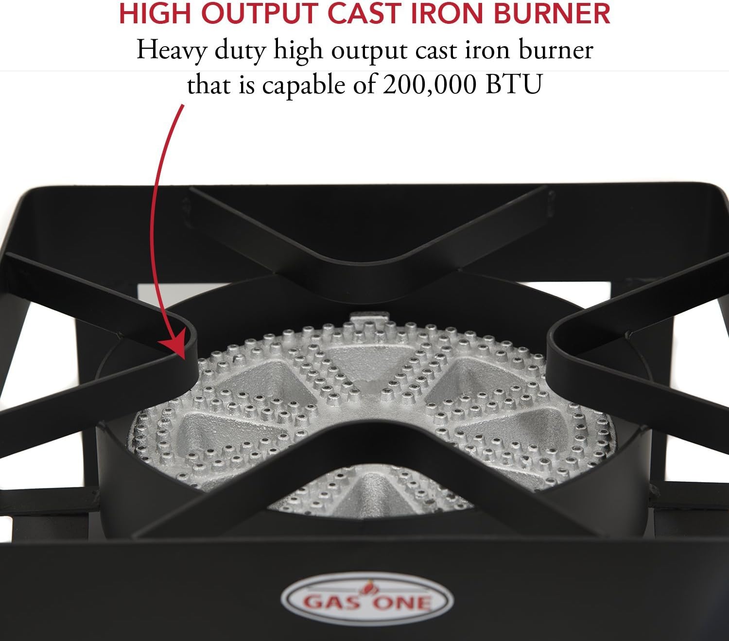 Review GasOne B5450+50480 Gas ONE Burner with Cover Propane Stove