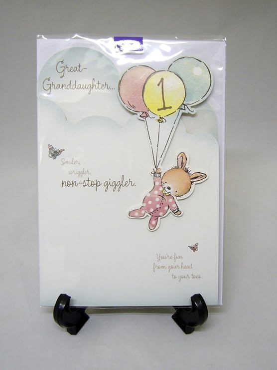Hallmark Great Granddaughter 1st Birthday Card. Amazon.co.uk Office
