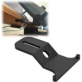 dfyIIdvc Adjustable Under Desk Mount Compatible with Stream Deck Plus | Swivel Angle and Cable Opening for Workspace Setup, Shelf Mount and Desktop Installation