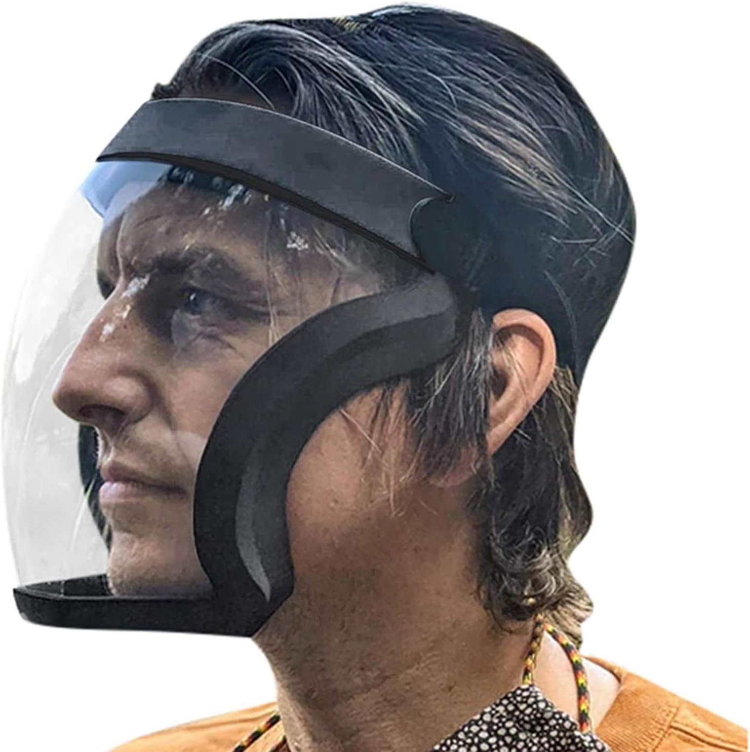 Leobtain Face Transparent Face_Shields Visor AntiFog Windproof Dust