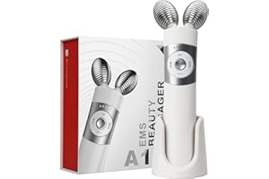 Gunfay Micro-Current Wrinkle Reduction Facial Service, Model EP-400, Latest 5-in-1 Microcurrent Facial Device, Instant Face Lifting and Facial Sculpting for Skin Rejuvenation and Wrinkle Reduction.