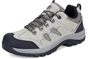CC-Los Men's Hiking Shoes Lightweight Comfortable Working Sneakers for Men 7-13