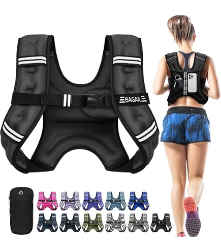 Gilet Lesté 5lb ApexUp Avec Bandes Réfléchissantes Rose - Neuf, Musculation