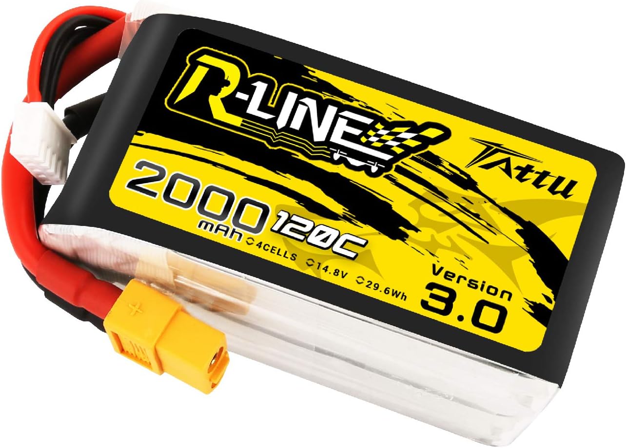 TATTUTA-RL-120C-2000-4S1P Model Battery Pack (LiPo) 14.8 V 2000 mAh Number of Cells: 4 120 C Softcase XT60