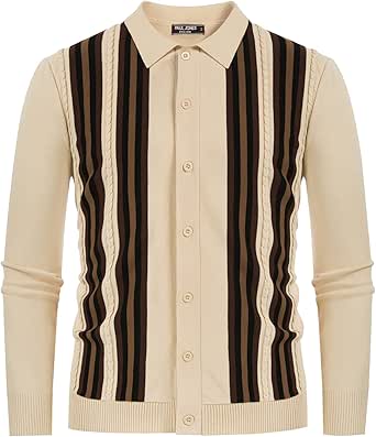 button up polo sweater