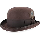 Hats in the Belfry New Tammany Bowler Black, Grey, Navy, Brown, Pearl
