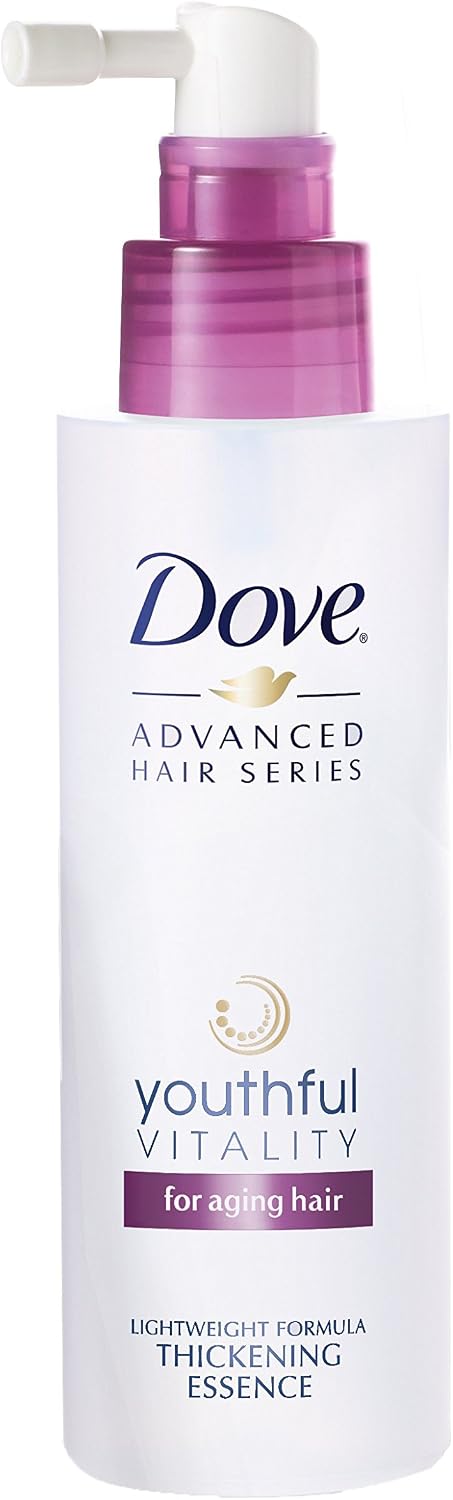 Dove Advanced Hair Series Youthful Vitality Thickening Essence 125 ml, MultiColoured, 125 ml (Pack of 1)