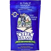 Celtic Sea Salt Fine Ground, Unrefined Mineral Salt for Cooking, 8 oz | Soft fine grains with 70+ trace minerals for seasoning, baking, and beverages; hand-harvested, lab tested, no additives