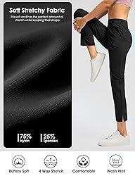 G Gradual Women's Pants Ankle 7/8 Golf Pants 3