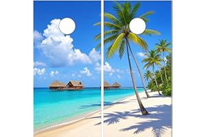Vinyl Cornhole Decals Game Board Wraps Outdoor Stickers Custom Board Covers Easy-to-Apply Accessories Decorative Skins for Co
