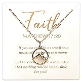 XULAVA Mustard Seed Necklace for Women Christian