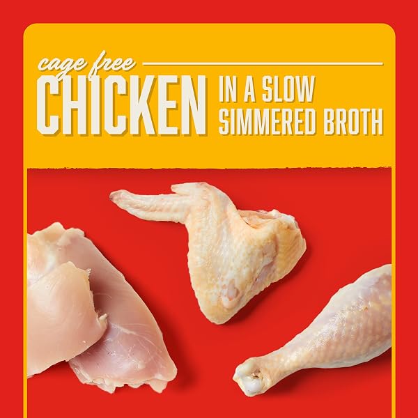 STELLA & CHEWY’S CAGE-FREE CHICKEN SHREDRS – PREMIUM DOG FOOD POUCHES – PERFECT FOR PICKY EATERS – 12 PACK, 2.8OZ EACH