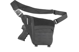 WCALULEG Sling Bag Crossbody Bag Gun Bags for Handguns Concealed Carry Bag for Men EDC Bag CCW Sling Bags Anti Theft Bag