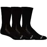 Columbia Half Cushion Crew Socks, 3 Pair, Black, One Size