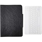 Bindpo Bluetooth Keyboard with PU Case Cover for Android/for iOS Smartphone,Bluetooth Keyboard with Flip Case and Stand for 9.7''-10.1'' Tablet,Universal 10 Inch Keyboard Cover