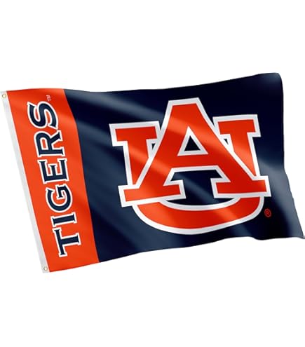 Auburn Tigers Large Grommet Banner Flag - 3x5 Ft Officially Licensed Outdoor Flag